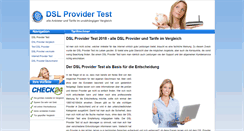 Desktop Screenshot of dslprovidertest.net